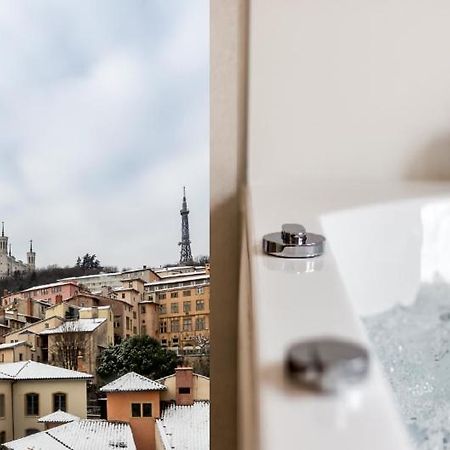 Sky'Room - Jacuzzi & Vue - Vieux Lyon Lião Exterior foto